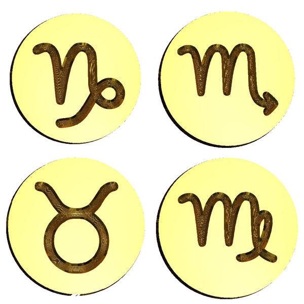 Signs of the Zodiac Design Wax Seal Stamps- Made in USA- LetterSeals.com