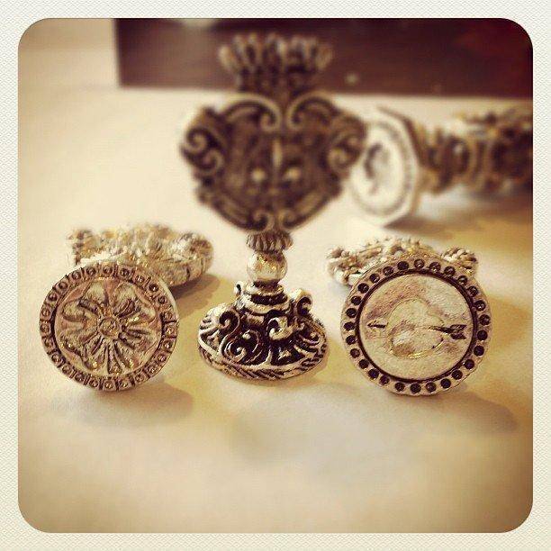 Silver Plated Italian Designs Wax Seal Stamp-LetterSeals.com