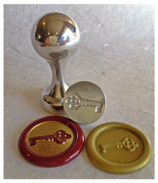 Skeleton Key Wax Seal Stamp- Made in USA- LetterSeals.com