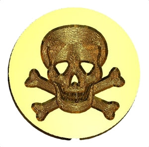 Skull + Bones Wax Seal Stamp- Made in USA- LetterSeals.com