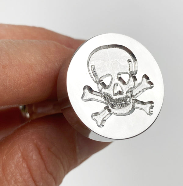 Skull + Bones Wax Seal Stamp- Made in USA- LetterSeals.com