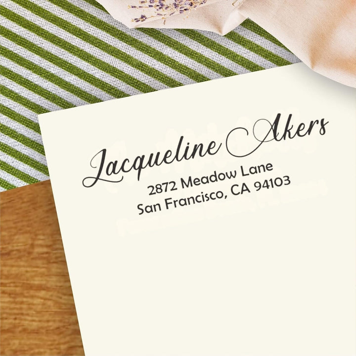 Small Self Inking Address Stamp-LetterSeals.com