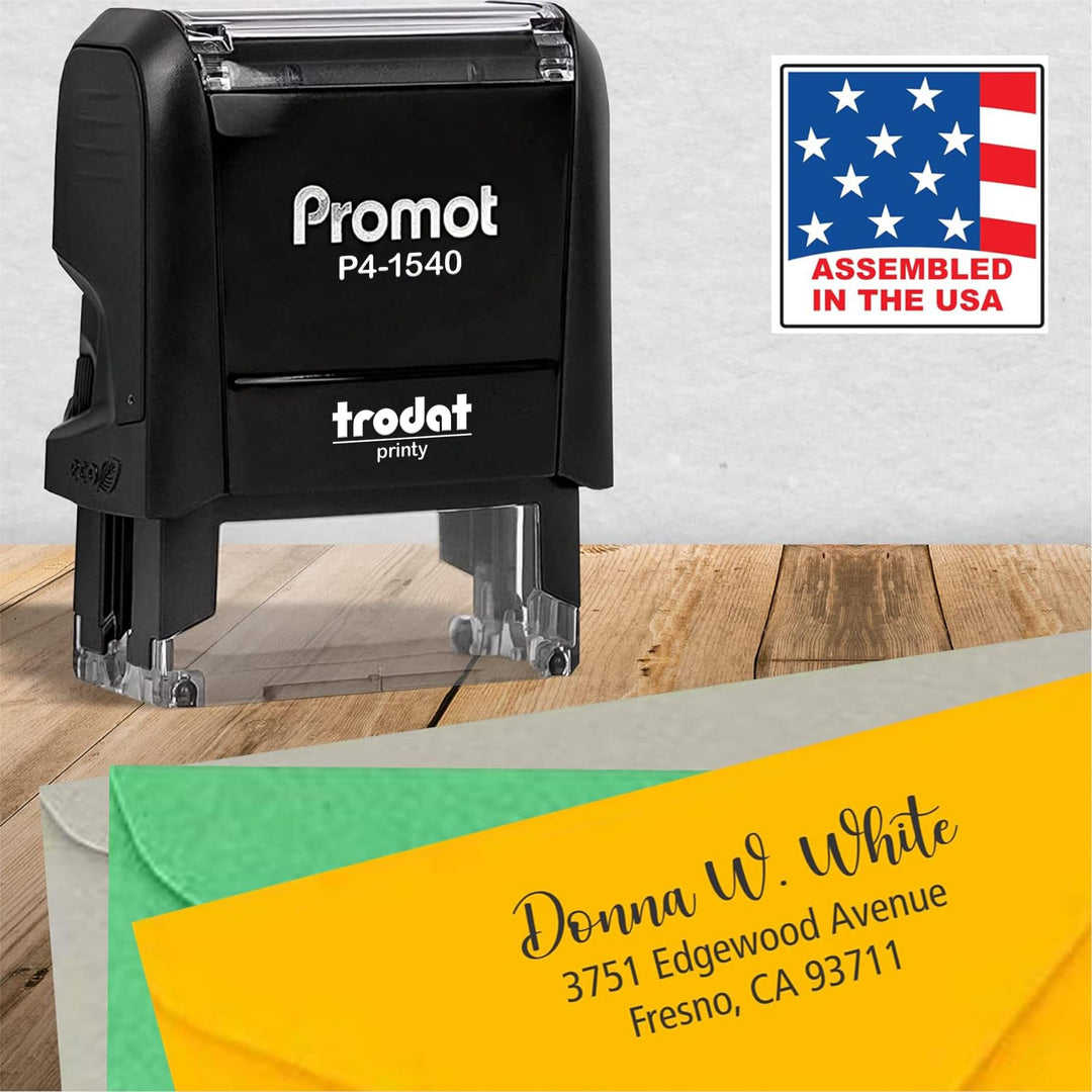 Small Self Inking Address Stamp-LetterSeals.com