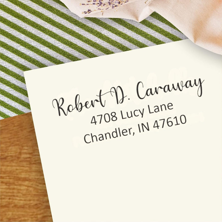 Small Self Inking Address Stamp-LetterSeals.com