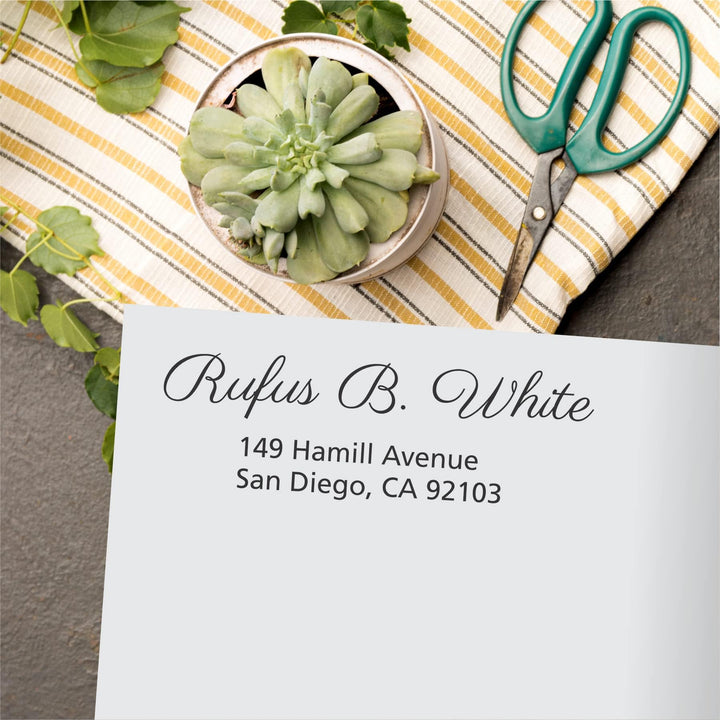 Small Self Inking Address Stamp-LetterSeals.com