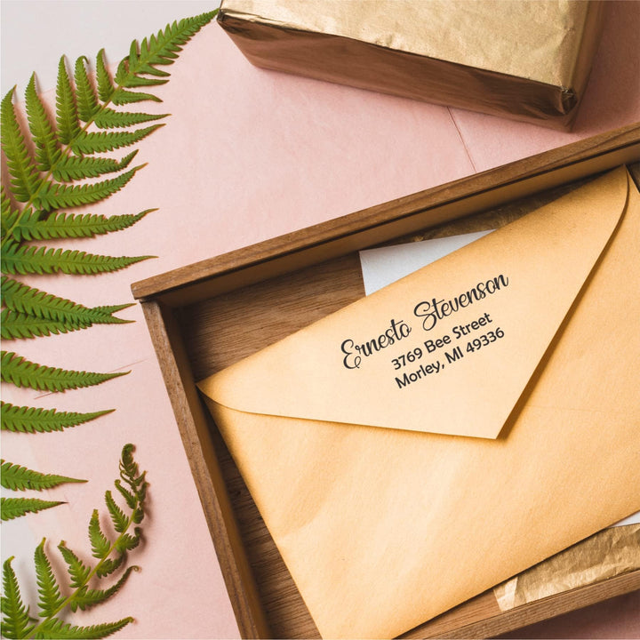 Small Self Inking Address Stamp-LetterSeals.com
