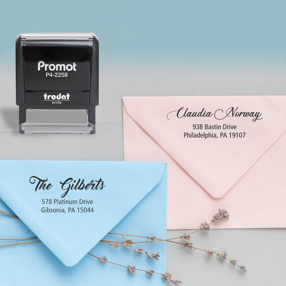 Small Self Inking Address Stamp-LetterSeals.com