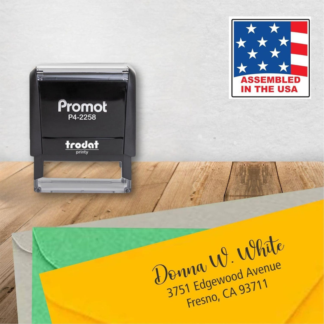 Small Self Inking Address Stamp-LetterSeals.com