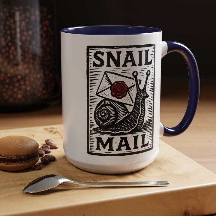 Snail Mail Mug | 15oz-LetterSeals.com
