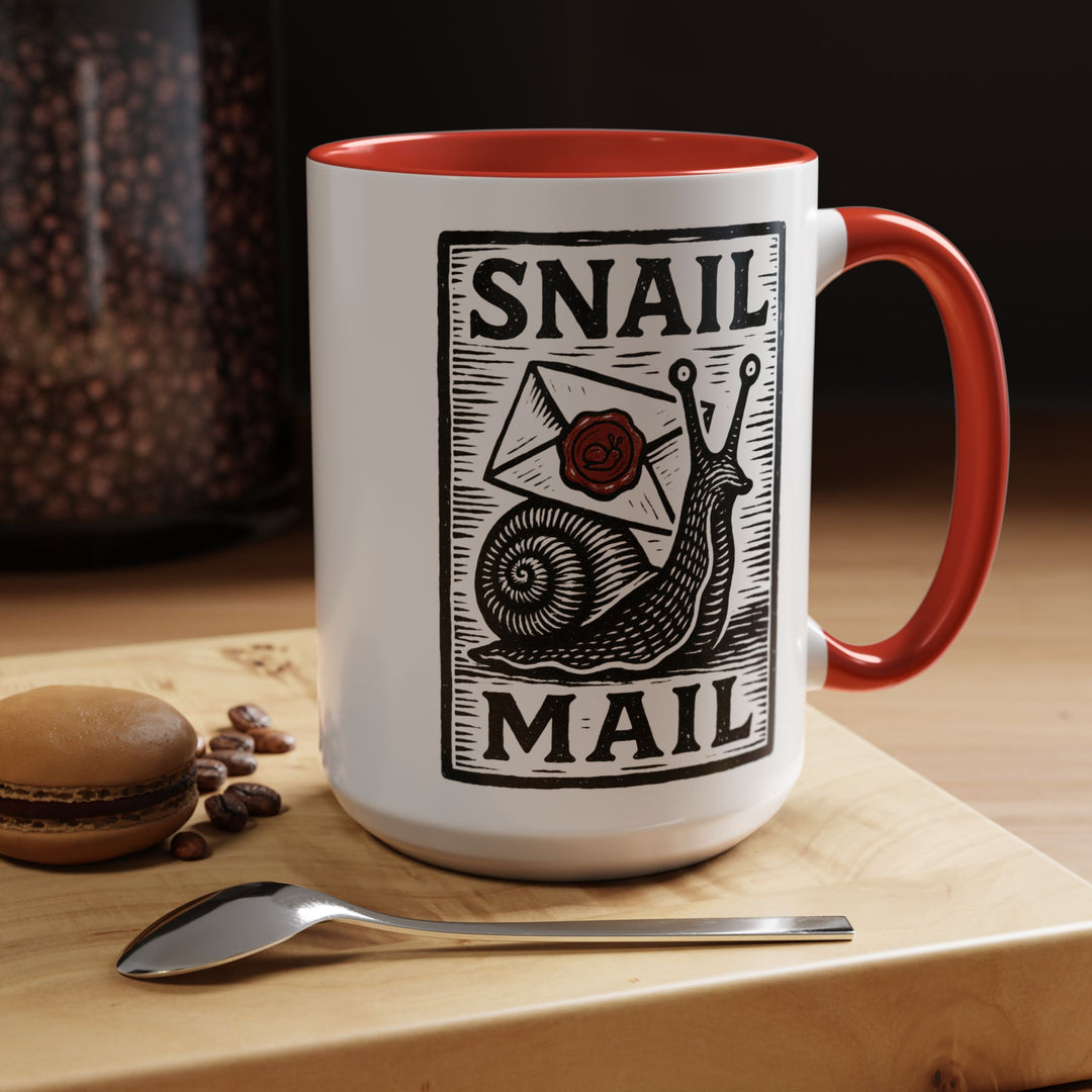 Snail Mail Mug | 15oz-LetterSeals.com