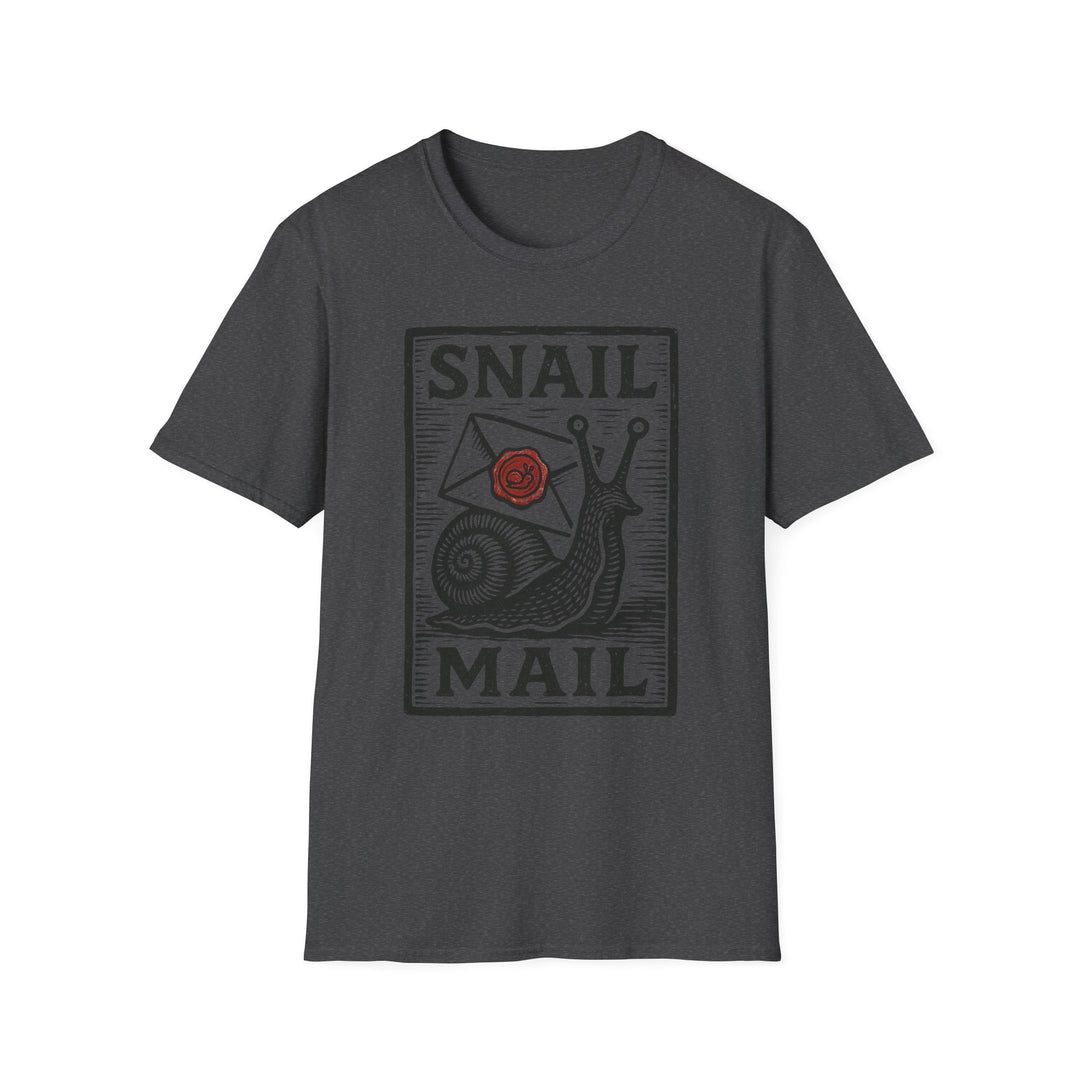 Snail Mail T-Shirt | Cute Graphic Tee for Mail Lovers | Perfect Gift for Friends, Birthdays, or Any Occasion-LetterSeals.com