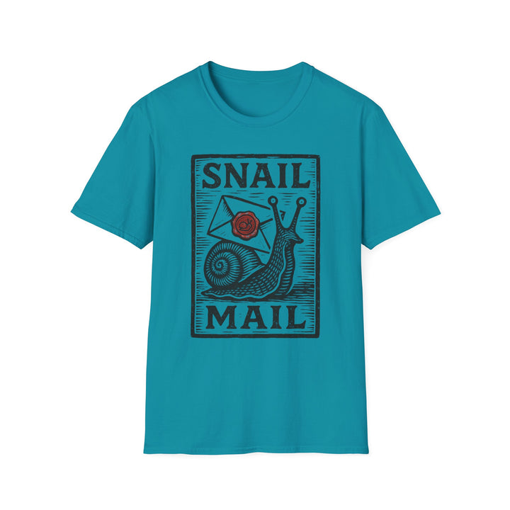 Snail Mail T-Shirt | Cute Graphic Tee for Mail Lovers | Perfect Gift for Friends, Birthdays, or Any Occasion-LetterSeals.com