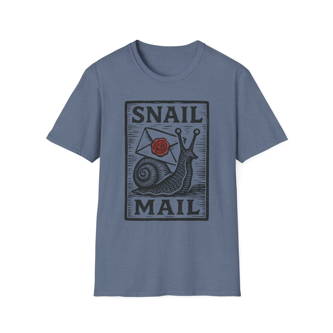 Snail Mail T-Shirt | Cute Graphic Tee for Mail Lovers | Perfect Gift for Friends, Birthdays, or Any Occasion-LetterSeals.com