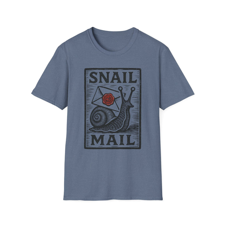 Snail Mail T-Shirt | Cute Graphic Tee for Mail Lovers | Perfect Gift for Friends, Birthdays, or Any Occasion-LetterSeals.com
