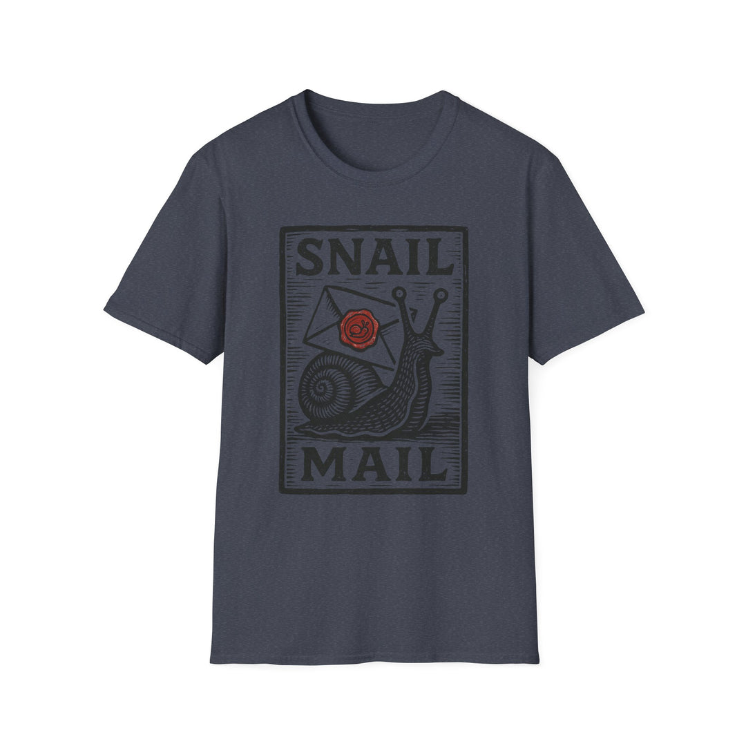 Snail Mail T-Shirt | Cute Graphic Tee for Mail Lovers | Perfect Gift for Friends, Birthdays, or Any Occasion-LetterSeals.com