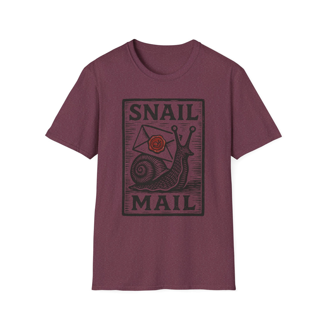 Snail Mail T-Shirt | Cute Graphic Tee for Mail Lovers | Perfect Gift for Friends, Birthdays, or Any Occasion-LetterSeals.com