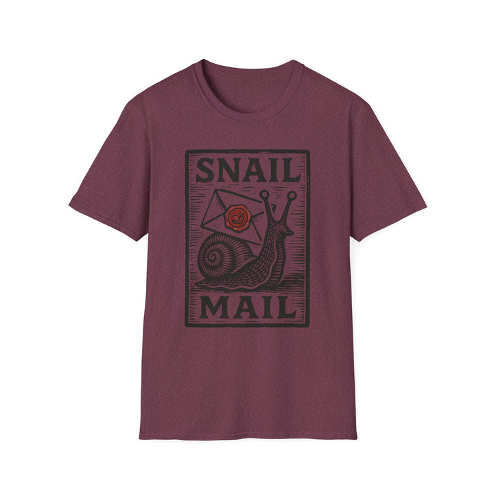 Snail Mail T-Shirt | Cute Graphic Tee for Mail Lovers | Perfect Gift for Friends, Birthdays, or Any Occasion-LetterSeals.com