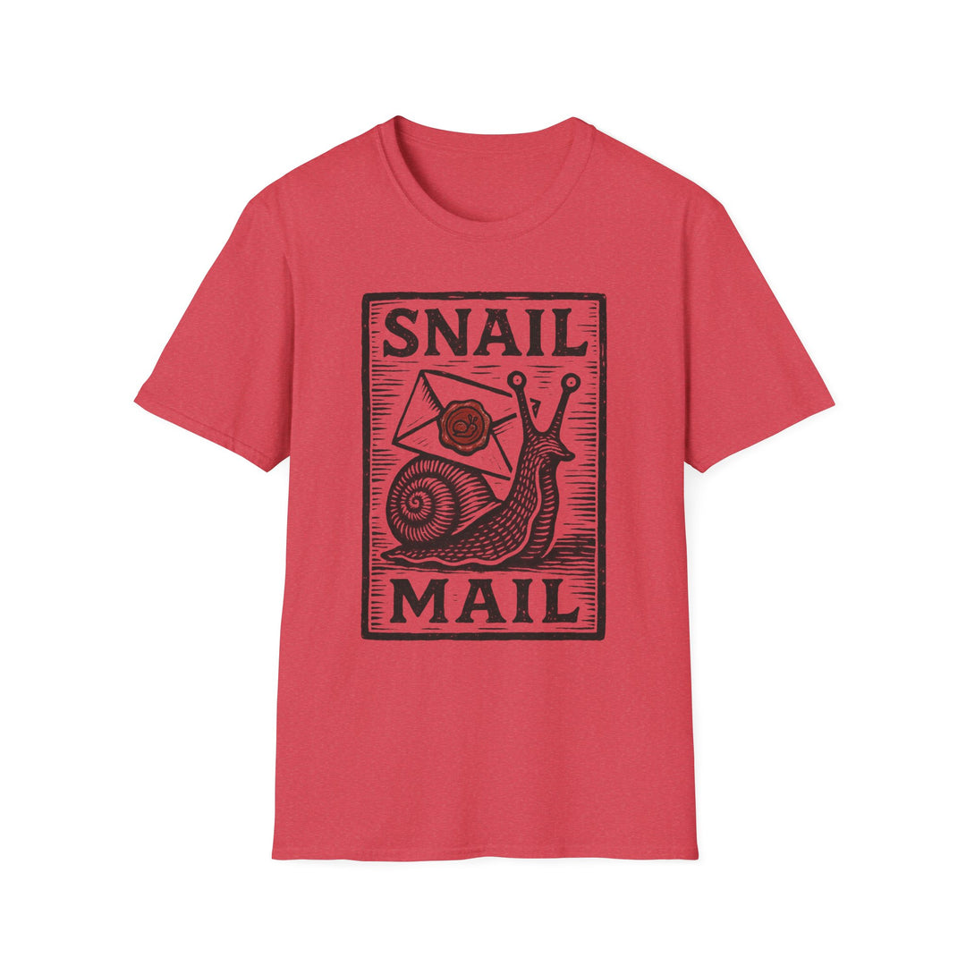 Snail Mail T-Shirt | Cute Graphic Tee for Mail Lovers | Perfect Gift for Friends, Birthdays, or Any Occasion-LetterSeals.com