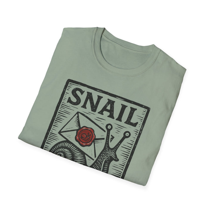 Snail Mail T-Shirt | Cute Graphic Tee for Mail Lovers | Perfect Gift for Friends, Birthdays, or Any Occasion-LetterSeals.com