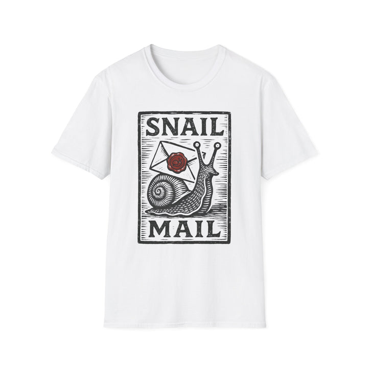 Snail Mail T-Shirt | Cute Graphic Tee for Mail Lovers | Perfect Gift for Friends, Birthdays, or Any Occasion-LetterSeals.com