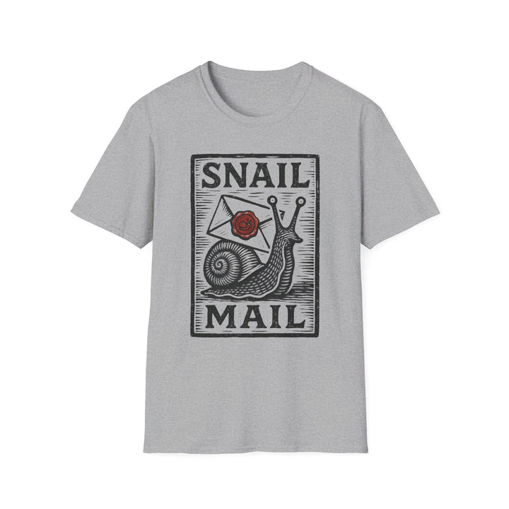 Snail Mail T-Shirt | Cute Graphic Tee for Mail Lovers | Perfect Gift for Friends, Birthdays, or Any Occasion-LetterSeals.com