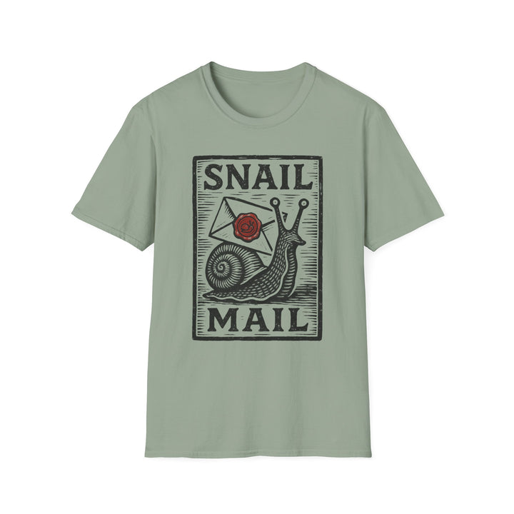 Snail Mail T-Shirt | Cute Graphic Tee for Mail Lovers | Perfect Gift for Friends, Birthdays, or Any Occasion-LetterSeals.com