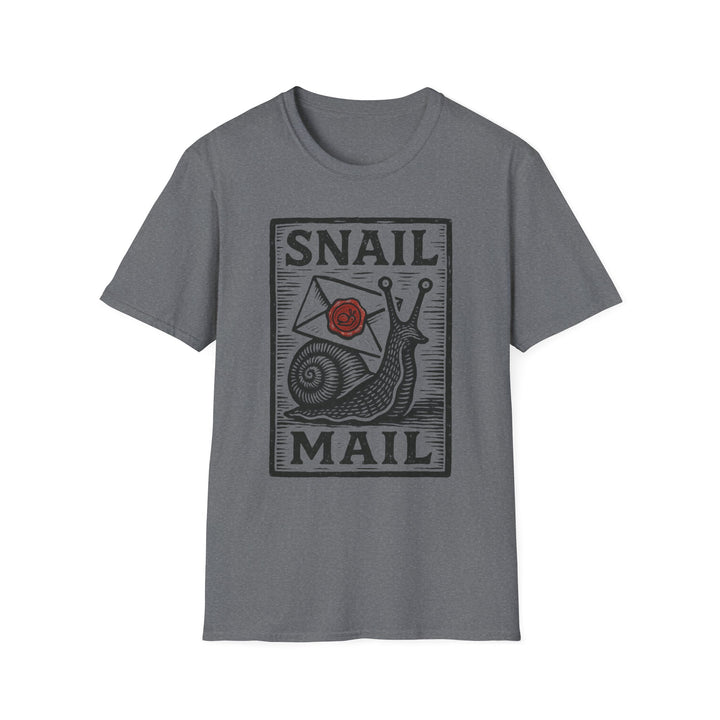 Snail Mail T-Shirt | Cute Graphic Tee for Mail Lovers | Perfect Gift for Friends, Birthdays, or Any Occasion-LetterSeals.com