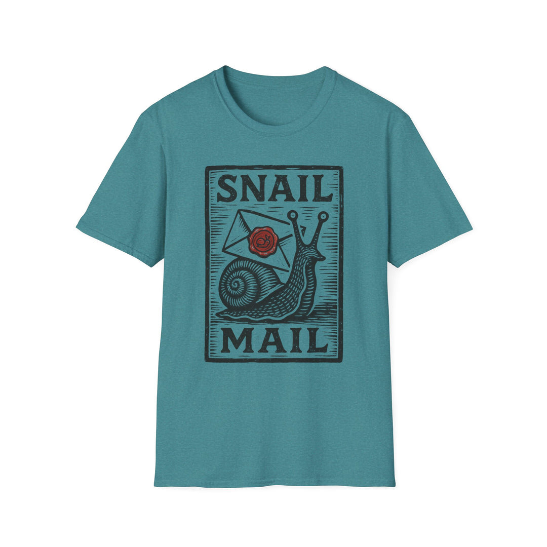 Snail Mail T-Shirt | Cute Graphic Tee for Mail Lovers | Perfect Gift for Friends, Birthdays, or Any Occasion-LetterSeals.com