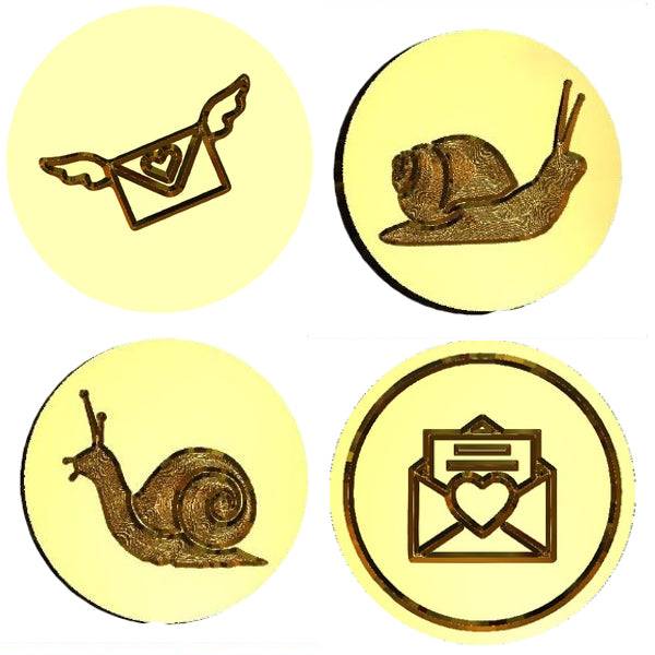 Snail Mail Wax Seal Stamps- Made in USA- LetterSeals.com