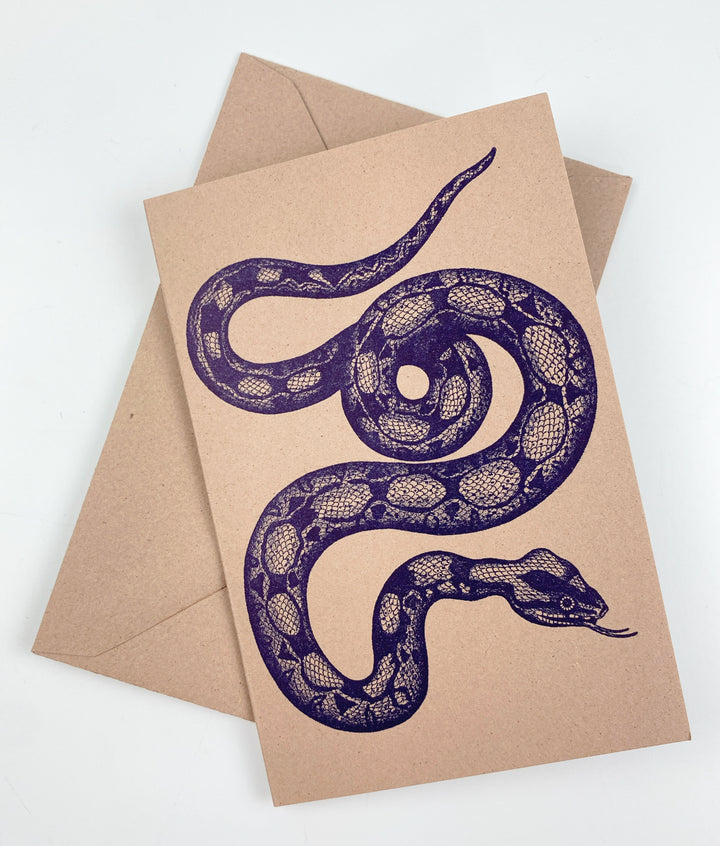 Snake 18th Century 10 Note Card Set | Rossi 1931 Italian Stationery-LetterSeals.com