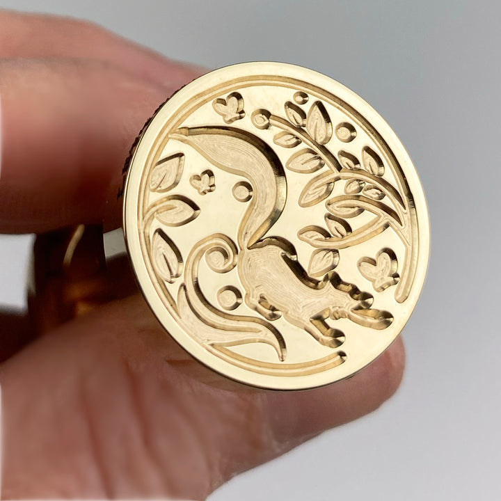 Sneaking Forest Fox Wax Seal Stamp- Made in USA- LetterSeals.com