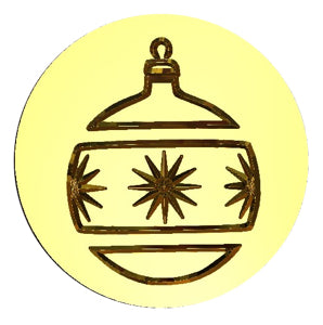 Snowflake Ornament Wax Seal Stamp- Made in USA- LetterSeals.com