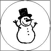 Snowman Wax Seal Stamp- Made in USA- LetterSeals.com