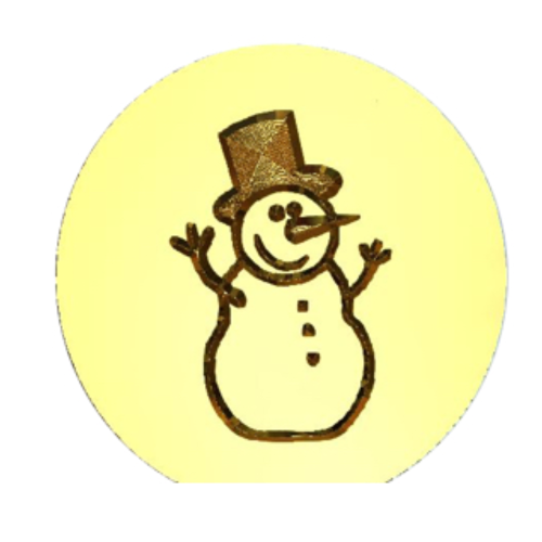 Snowman Wax Seal Stamp- Made in USA- LetterSeals.com