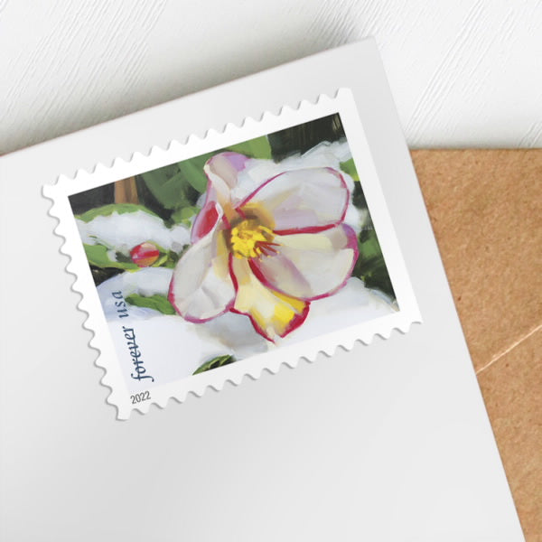 Snowy Beauty Forever 1st Class Postage Stamps-LetterSeals.com