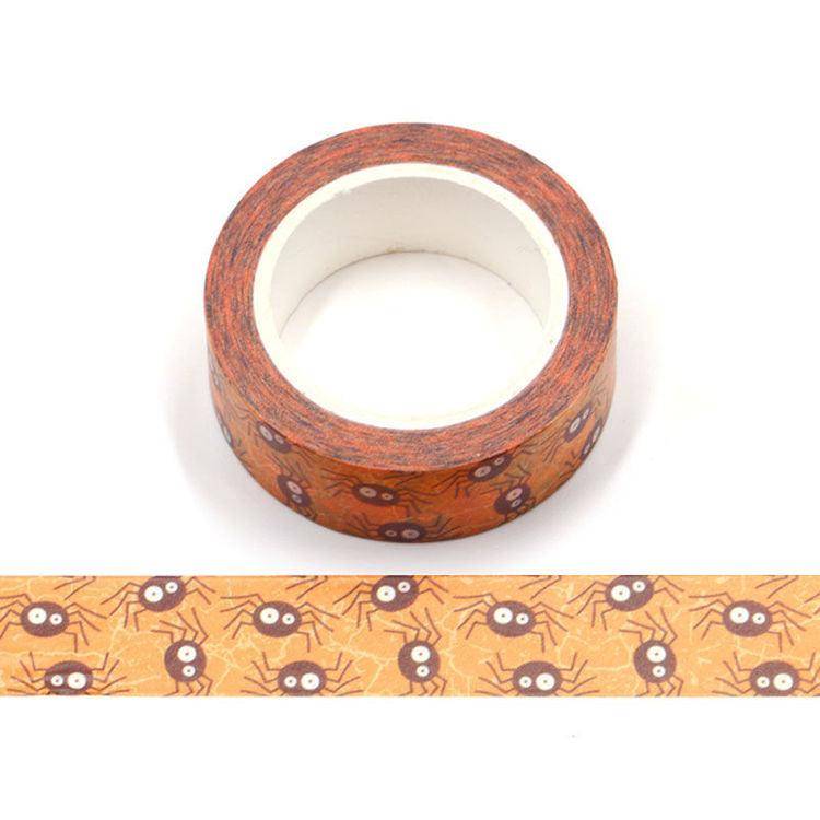 Spiders with Googly Eyes Washi Tape-LetterSeals.com
