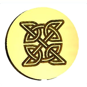 Square Celtic Knot-LetterSeals.com