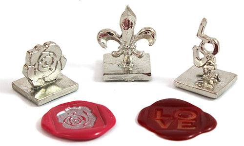 Square Design Wax Seal Stamps- Made in USA- LetterSeals.com