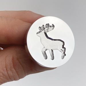 Stag Standing Wax Seal Stamp- Made in USA- LetterSeals.com