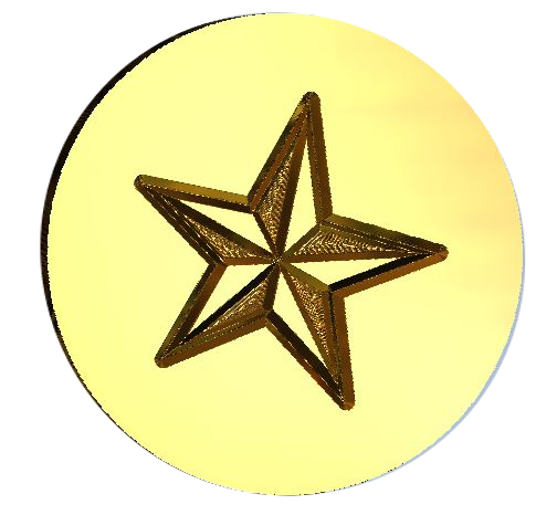 Star Wax Seal Stamps- Made in USA- LetterSeals.com