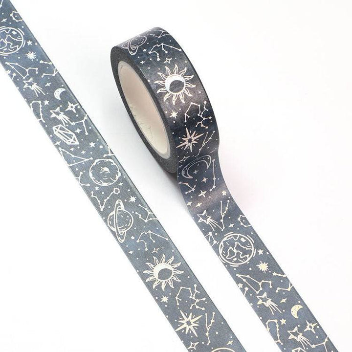 Starry Sky Holographic Foil Washi Tape-LetterSeals.com