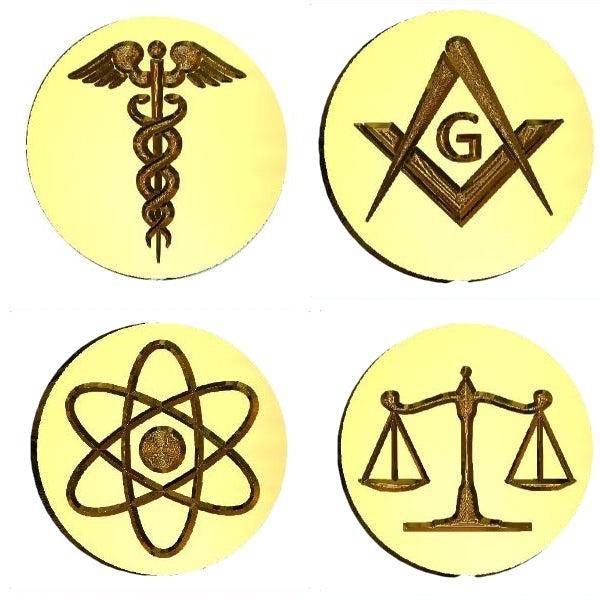 Symbols & Icon Design Wax Seal Stamps- Made in USA- LetterSeals.com