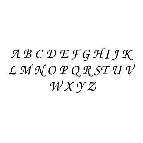 Traditional 1in Square Initial Wax Seal Stamp-LetterSeals.com