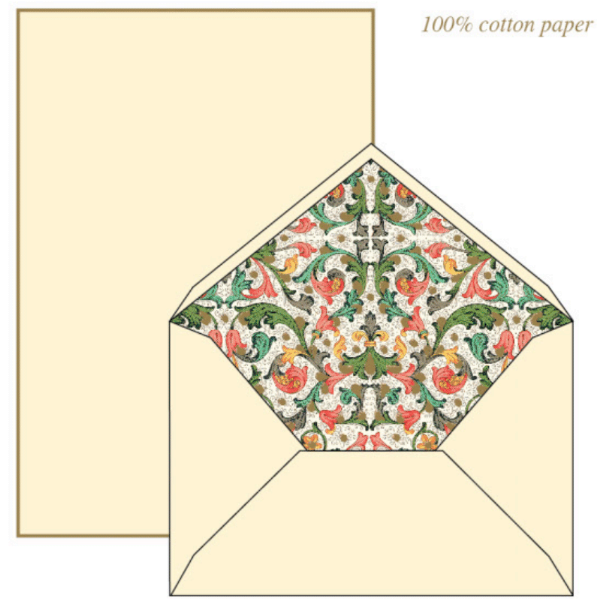 Traditional Florentine Writing Paper-LetterSeals.com