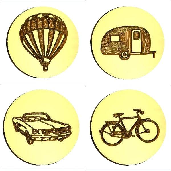 Transportation Design Wax Seal Stamps- Made in USA- LetterSeals.com