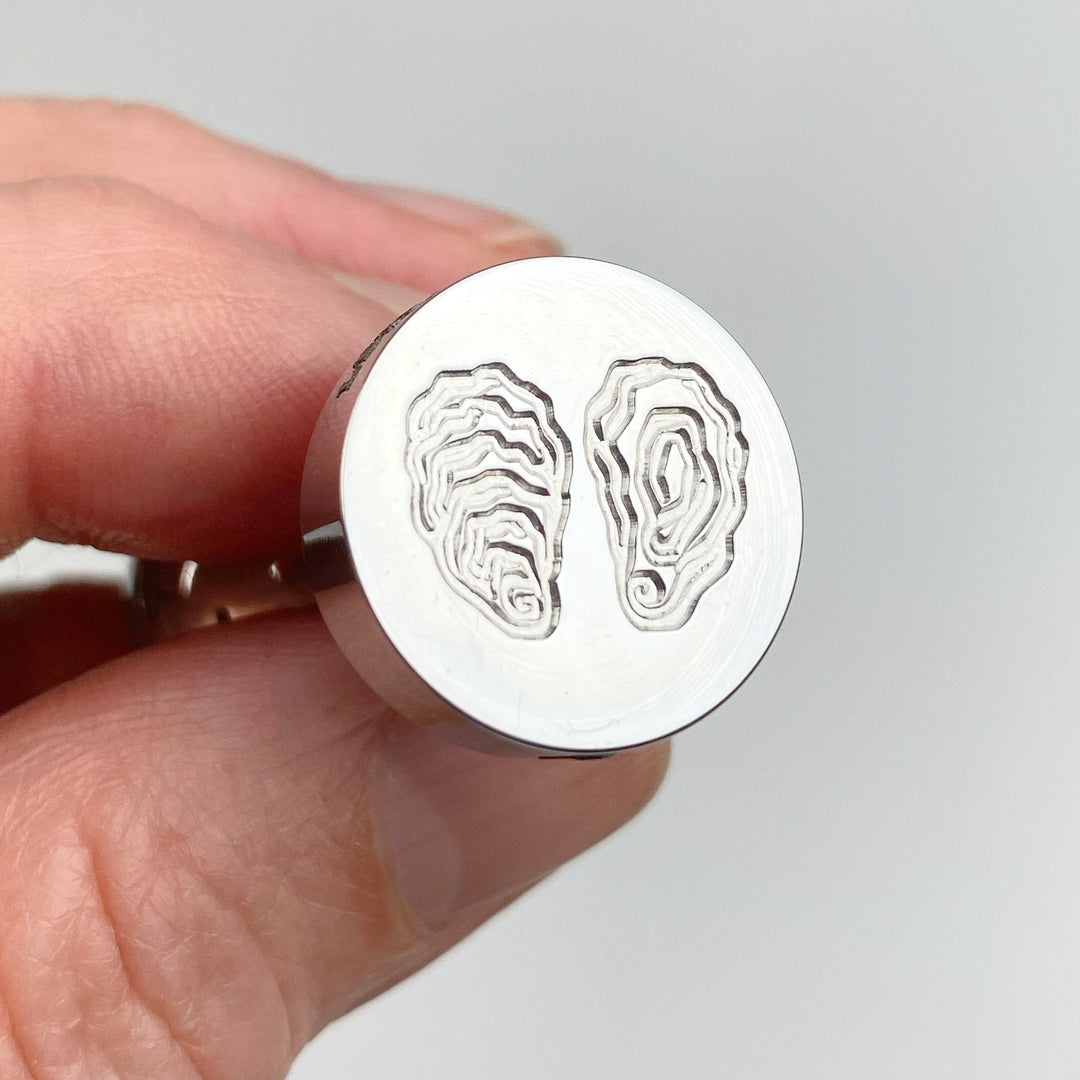 Two Oysters Wax Seal Stamp- Made in USA- LetterSeals.com