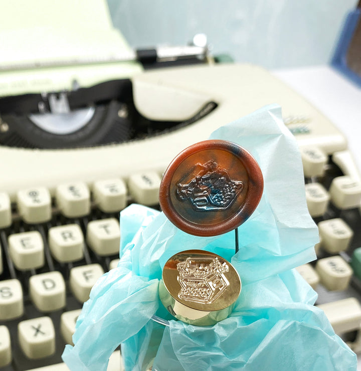 Typewriter Wax Seal Stamp- Made in USA- LetterSeals.com