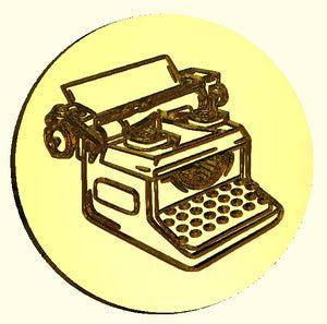 Typewriter Wax Seal Stamp- Made in USA- LetterSeals.com