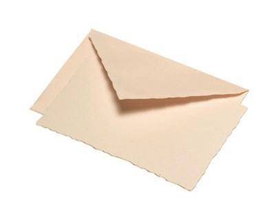 "Verge de France" Deckle-Edged Correspondence Sets includes 10 cards and 10 tissue-lined envelopes. One color per pack.