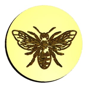 Vintage Bee Wax Seal Stamp- Made in USA- LetterSeals.com